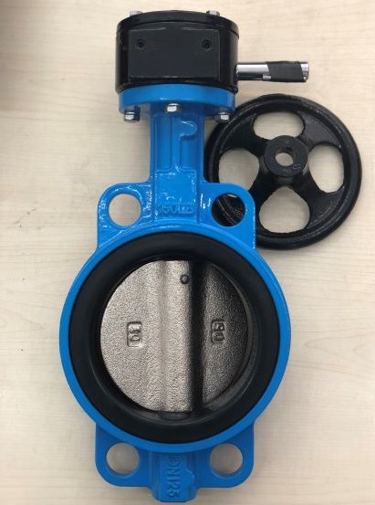 wormgear wafer butterfly valve GGG50 body 2.jpg